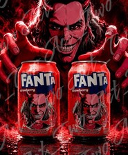 Fanta COLLECTOR Black Phone 2 Movie Promo 2 Full 12oz Cans EXPIRED MAY 2026 picture