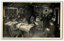 c1910's Recreation Room YWCA Interior Camp Grant Illinois IL Unposted Postcard picture
