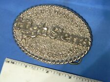 High Sierra Hotel Casino Limited Edition Chrome/Silver Plated Belt Buckle s/n picture