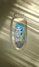 Vintage Large Mexican Mosaic Brass  Wall-Hanging/Tray picture