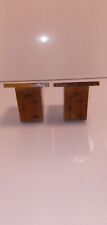 Vintage Salt & Pepper Shakers Wooden Outhouse Ma & Pa picture