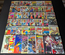 AnotherTime Lot of 69 Marvel Comic Books Vintage Captain America Iron Man Thing picture