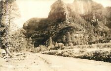 Postcard RPPC 1940s Arizona Flagstaff Sedona Oak Creek Canyon AZ24-709 picture