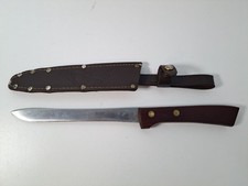 Vintage Othello Edge Mark Solingen German Filet Knife w/ Sheath 25294 picture