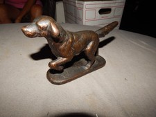 Vintage Brass/Bronze? Irish Setter Pointer Dog Figure Estate Find picture