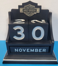 Harley Davidson Perpetual Calendar Hallmark 2003 Desk Office picture