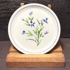 Antique French BAYEUX Signed Hand-Painted Porcelain Sprig Plate – 4