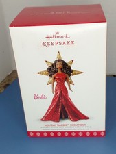 Hallmark - 2017 Holiday Barbie #3 African American - Keepsake Christmas Ornament picture