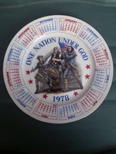 Vintage 1978 Spencer Gifts Calendar Plate – 