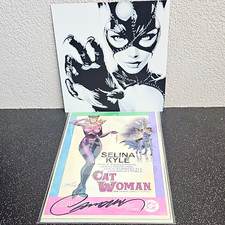 J. Scott Campbell Signed Catwoman #88 Print COA Breakfast At Tiffany's In Hand picture