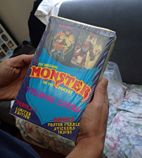 Monster in My Pocket Series 1 Limited Edition Trading Card Box w/ Stickers picture