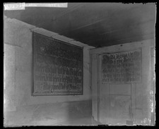 Saron Widow's Saal Interior Fraktur Schrift 1890s Over Entrance Cells picture