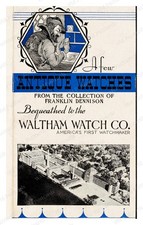 Waltham Massachusetts 1900-1957 Antique Watches Waltham Watch Standard Postcard picture