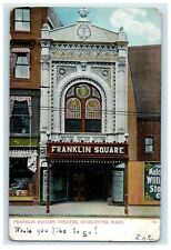 c1905s Franklin Square Theater, Worcester Massachusetts MA Posted Postcard picture