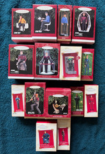 Vintage Hallmark Star Trek Ornament Trekki Lot of 15 Data Kirk Spock Picard Etc. picture