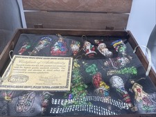 Thomas Pacconi Classics Christmas ornament set 43/44 wood case 2003 Collection picture