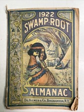 1922 Swamp-Root Almanac Weather Forecasts Dr. Kilmer & Co Advertisement Medicine picture