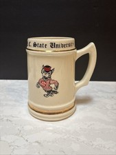 Vintage N.C. State University Wolfpack Ceramic Stein picture