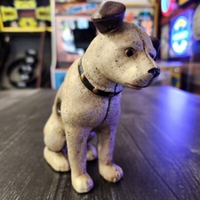 RCA Dog Piggy Bank Cast Iron 