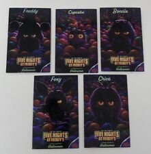 Five Nights At Freddy's Promo Cards (Complete Set of 5) FNAF Dave & Busters D&B picture