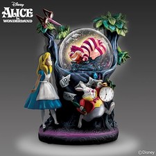 Disney Alice In Wonderland Illuminated Musical Glitter Globe picture