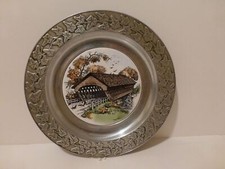 Wilton Columbia Metal Plate Covered Bridge Tile (LM picture