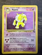 Hypno 8/62 Fossil Holo Rare Unlimited English 1999 Wizards of the Coast LP picture