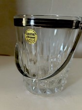 Vintage Cristal D'Arques France 24% Lead Crystal  Ice Bucket picture