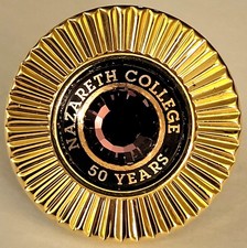 Nazareth College 50 Years Pin 7/8