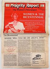 Majority Report The Women’s Newspaper ERA Feminism June 26-July 9, 1976 picture
