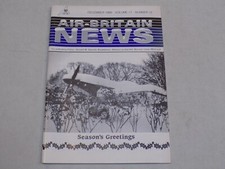 Air-Britain News Magazine Dec 1988 Airplanes History Season's Greetings RAF UK + picture