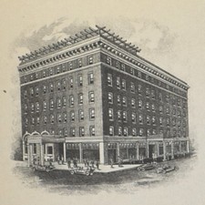 1920s Hotel Owyhee Main Street Boise Ada County Idaho Note Page Stationery picture
