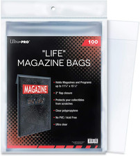 Ultra Pro Life Magazine Bags Clear Protective Sleeves – 100 Pack picture