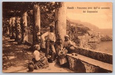 Antique Italy Postcard AMALFI Convento Dei Cappuccini 1912 picture