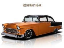 1955 CHEVROLET BEL-AIR  Metal Sign 9