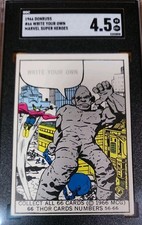 🐲1966 Donruss Marvel Super Heroes #66 THOR🗡 SGC 4.5 Rookie Year Comic Cards🕷 picture