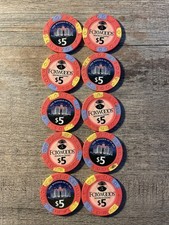 Foxwoods Casino $5 Chips (10 Total)  picture