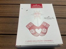 Hallmark Christmas Ornament I Love Hallmark Channel 2023  New damaged box picture