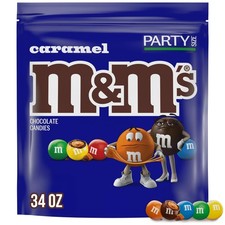 M&M'S Caramel Milk Chocolate Candy Bulk Pack, Party 2.13 Pound (Pack of 1) picture