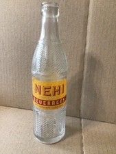 Nehi Beverages Soda Bottle 12 Oz. Red Yellow Label Good Housekeeping Seal  picture
