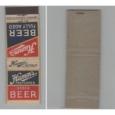 Matchbook Cover Hamm's Preferred Stock Beer St. Paul MN picture