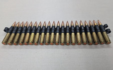 M1919 .30 Caliber Machine Gun Ammo Belt Reproduction Bullet Set NOT REAL AMMO picture