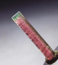 Watermelon Tourmaline Crystal Green Cap Natural Gemstone Mineral Crystals picture