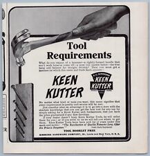 1906 Simmons Hardware Co Ad Keen Kutter Tools Hammer Construction Building picture