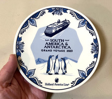 Holland America 2023  Grand Voyage 6.5” Plate - South America & Antarctica picture