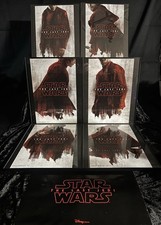 Star Wars: The Last Jedi Disney Store Force Friday mini poster pack (6) Rare picture