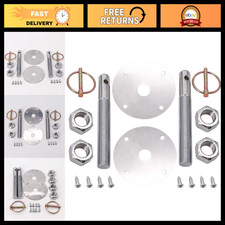 Durable Chrome Hood Pin Set for Chevy Ford Mopar - Drag Racing Hardware #4056 picture
