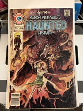 Haunted Library 24 (1975) Charlton Horror TOM SUTTON See Pics And Description picture