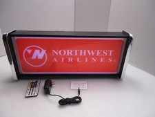Northwest Airlines LED Display lighted sign lightbox Wall hanging Light picture