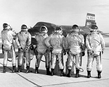 X-15 PILOTS RELAX NEAR AIRCRAFT 1966 8X10 PHOTO picture